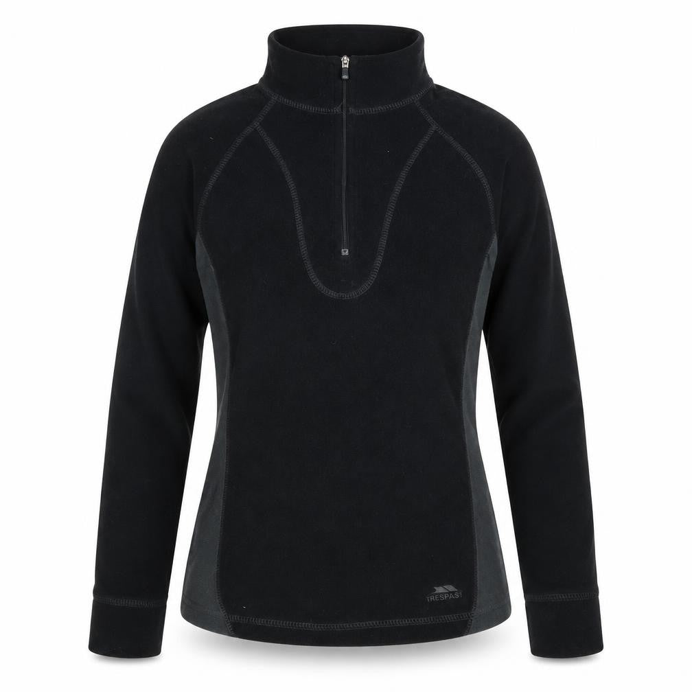 Womens UK XS Regular Trespass Black Pullover Sweatshirt