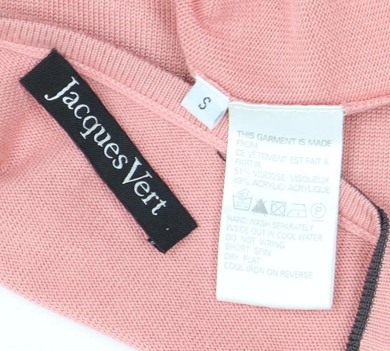 Jacques Vert Women's Pink Short Sleeve Top