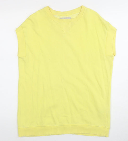 Calvin Klein Jeans Men's Yellow Sleeveless T-Shirt S
