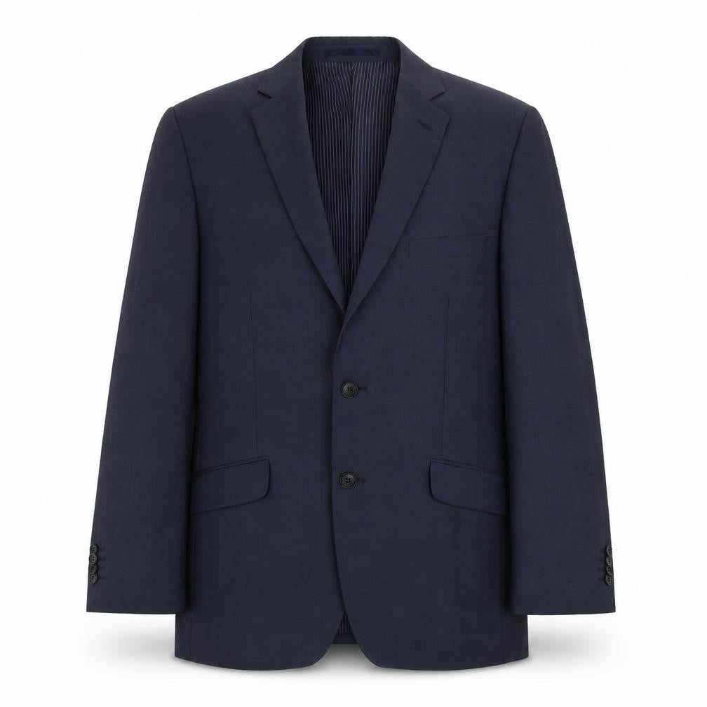 Mens 38 Chest Regular Daniel Hechter Blue Two-Button Blazer
