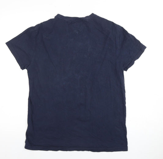 Tommy Jeans Men's Blue Graphic T-Shirt Size S