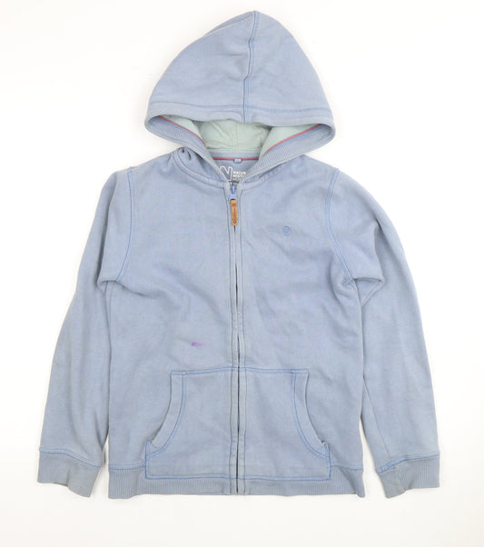 FatFace Boys Blue Dinosaur Hoodie - 10-11Y Full Zip