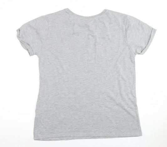 Harry Potter Unisex Grey Hogwarts T-Shirt Size 14