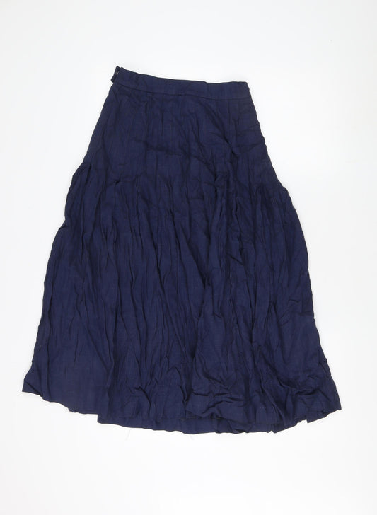 mr.jax Women's Blue Skirt, UK Size 8, Vintage Classic