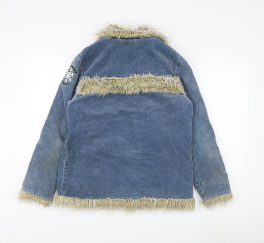 O'Neill Women's Blue Corduroy Jacket, Size 8