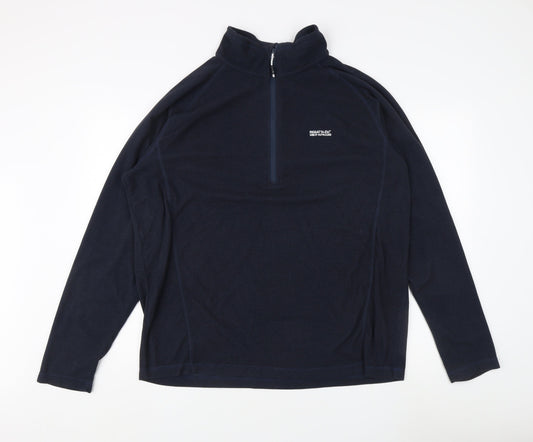 Regatta Men's 2XL Blue Pullover Fleece with Zip