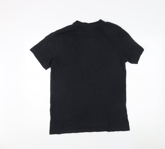 Nike Men's Black Short Sleeve Crew Neck T-Shirt, M