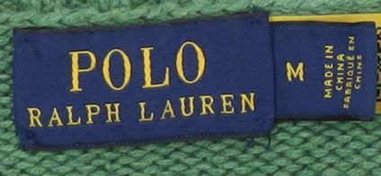 Polo Ralph Lauren Women's Green Pullover Jumper, M