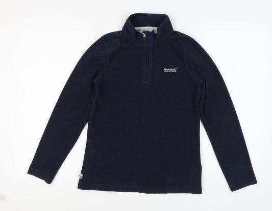 Regatta Women's Blue Fleece Pullover Size UK 8