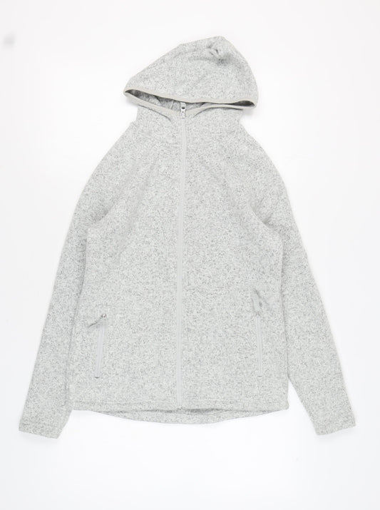 Mountain Warehouse Women's Grey Fleece Jacket Size 12