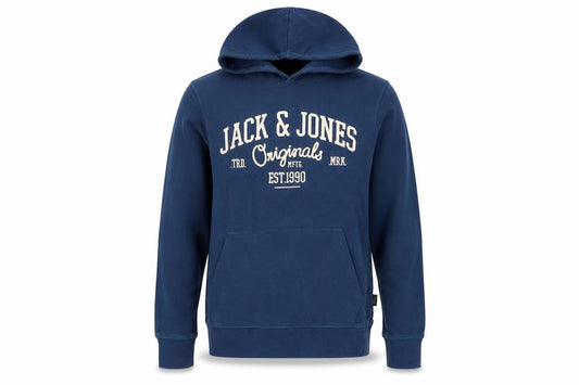 Mens UK M Regular JACK & JONES Blue Pullover Hoodie