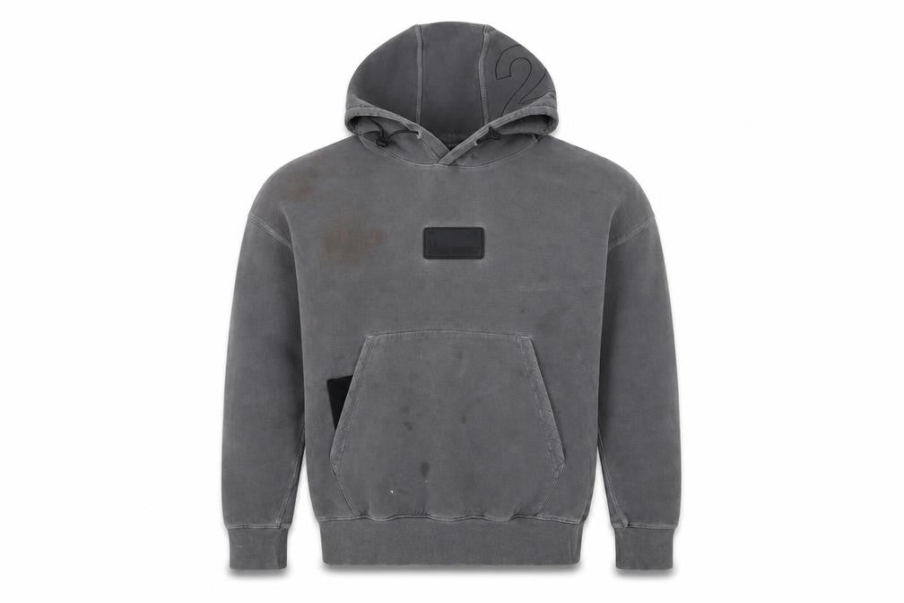 Mens UK S Regular Nike Grey Pullover Hoodie