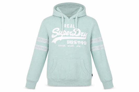 Womens UK 8 Regular Superdry Green Pullover Hoodie