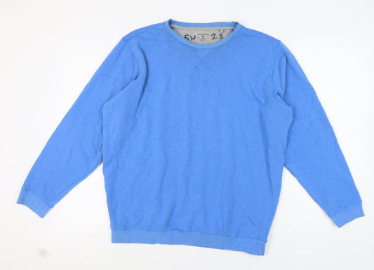 James Pringle Men's Blue Pullover Sweatshirt L