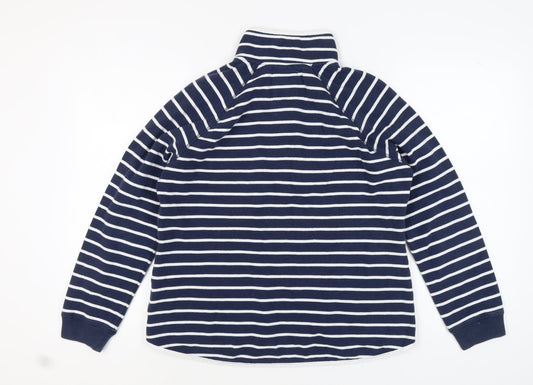 Crew Clothing Women's Blue Striped Sweatshirt Size 14