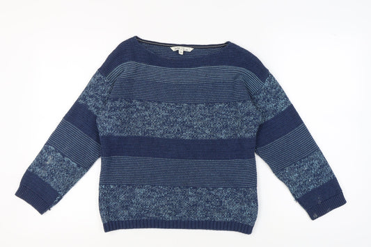 Fat Face Women's Blue Pullover Jumper Size 10