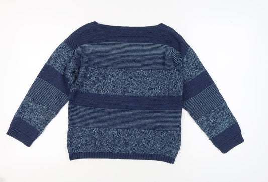 Fat Face Women's Blue Pullover Jumper Size 10