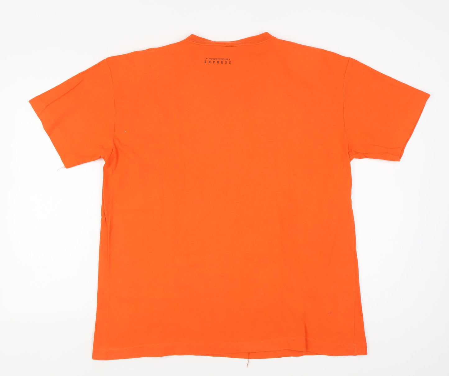 Express Orange Unisex T-Shirt M - Trendy & Casual
