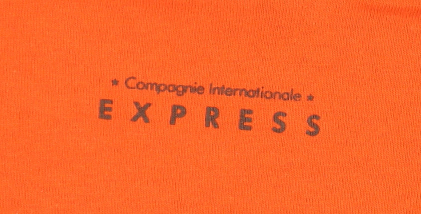 Express Orange Unisex T-Shirt M - Trendy & Casual