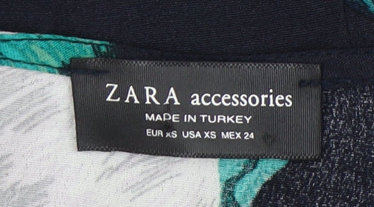 Zara Women's Multicoloured Floral Wrap Blouse XS