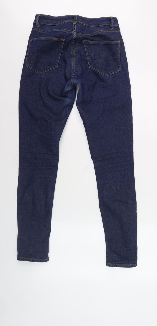 H&M Women's Blue Skinny Jeans Size 10 Denim