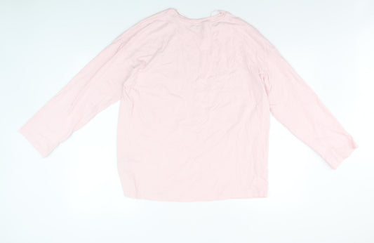 Monki Pink Long Sleeve Medium Men's T-Shirt
