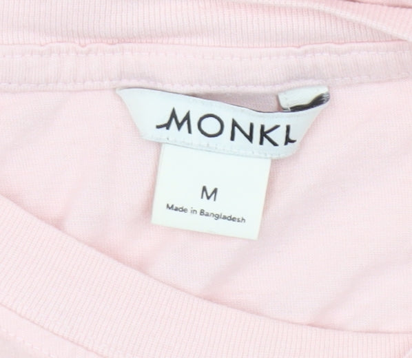 Monki Pink Long Sleeve Medium Men's T-Shirt
