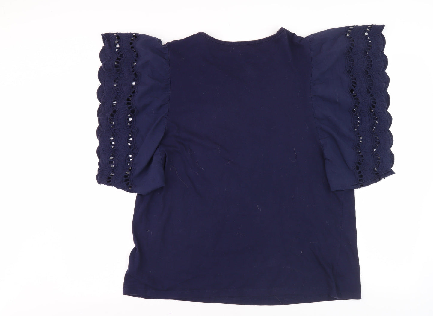 Studio Women’s Blue Cotton T-Shirt Size 16