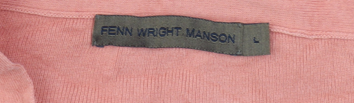 Fenn Wright Manson Women's Orange Wrap Jumper L