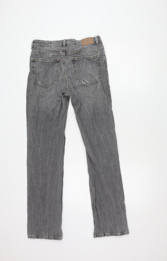 Weekday Women's Grey Straight Jeans Size 27