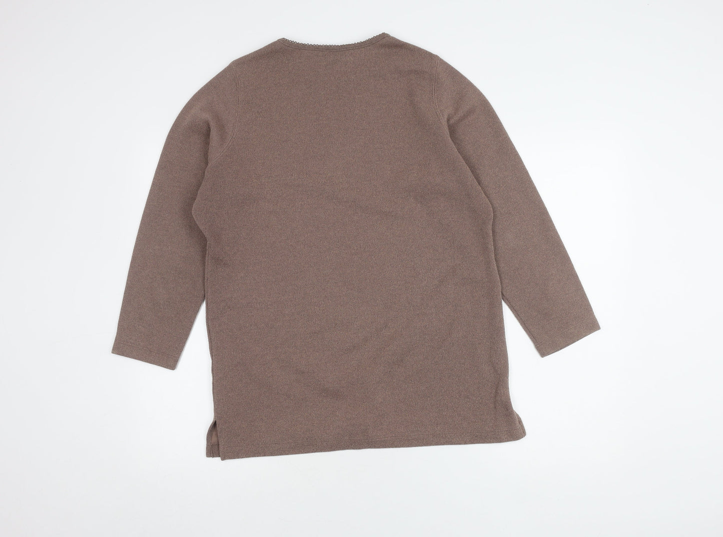 BHS Women's Mocha Brown Pullover Jumper Size 12