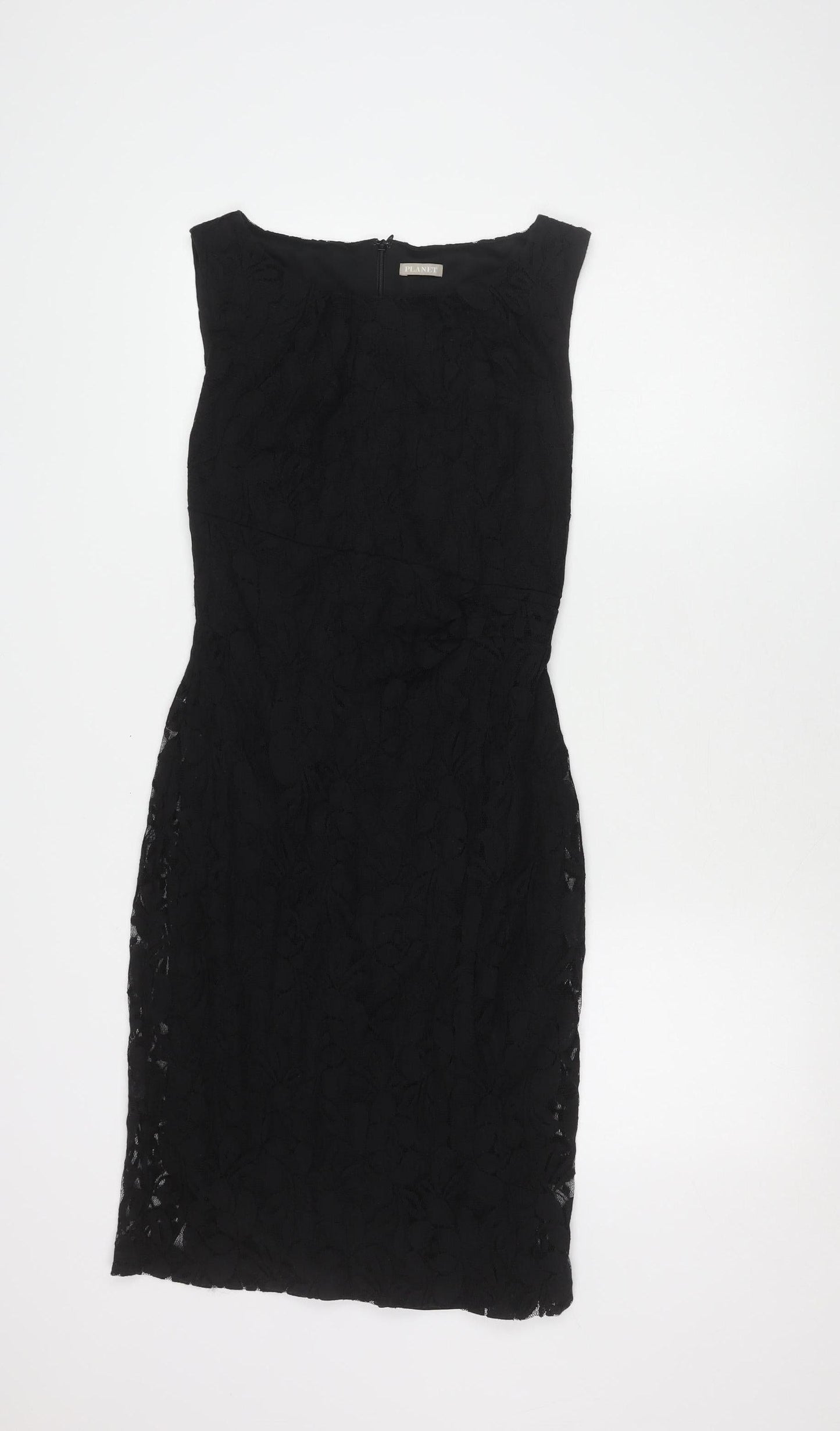 Planet Women's Black Strapless Sheath Dress Size 8