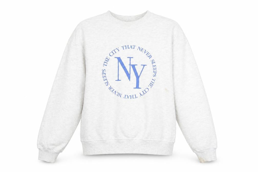 Front view of Dunnes Women's Grey S Pullover Sweatshirt