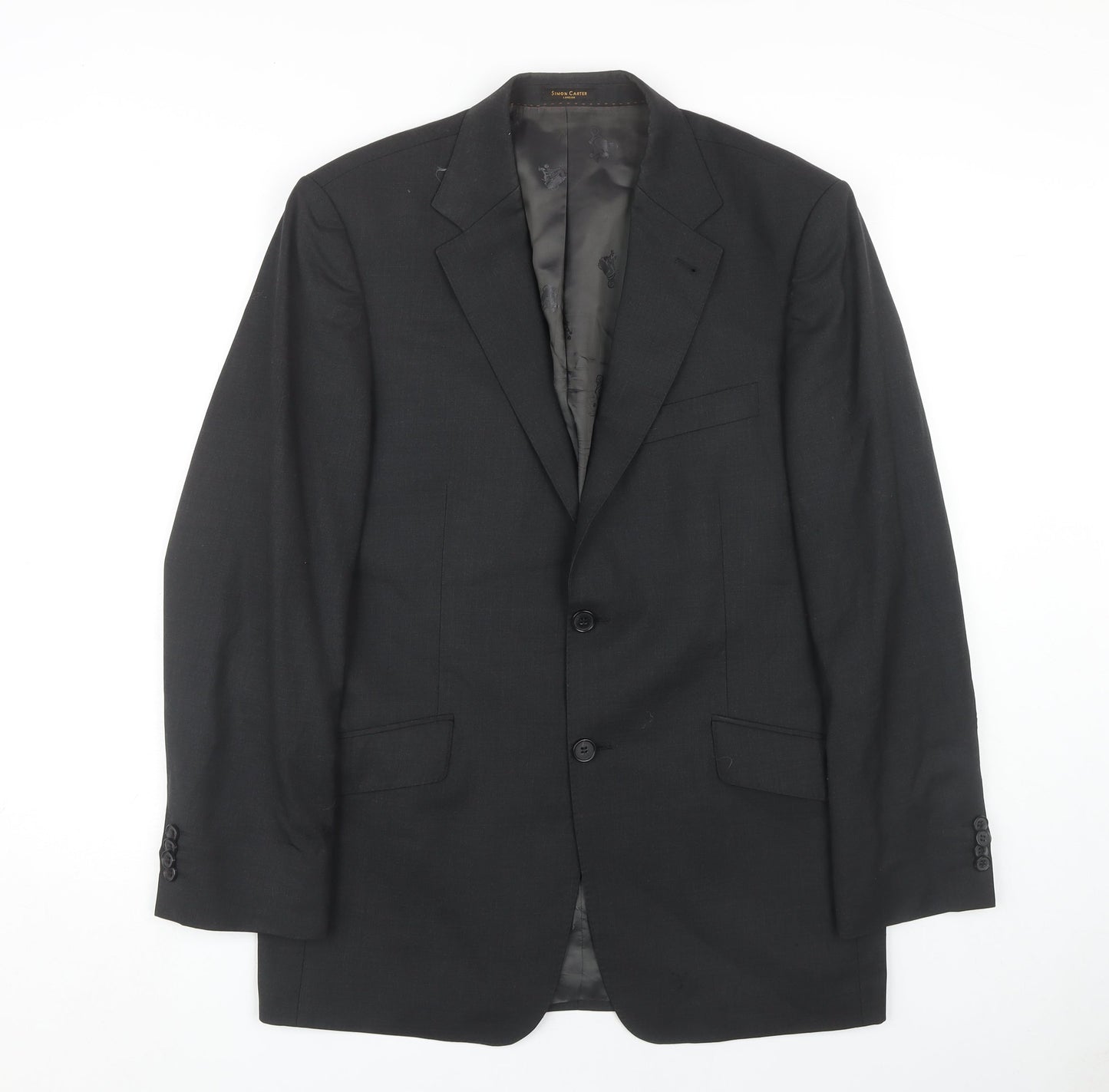 Simon Carter Men's Grey Suit Jacket Size M