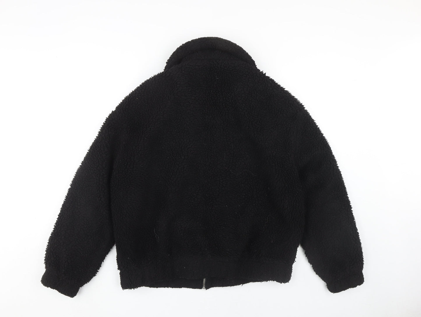 New Look Women's Black Bomber Jacket, Size M, Polyester