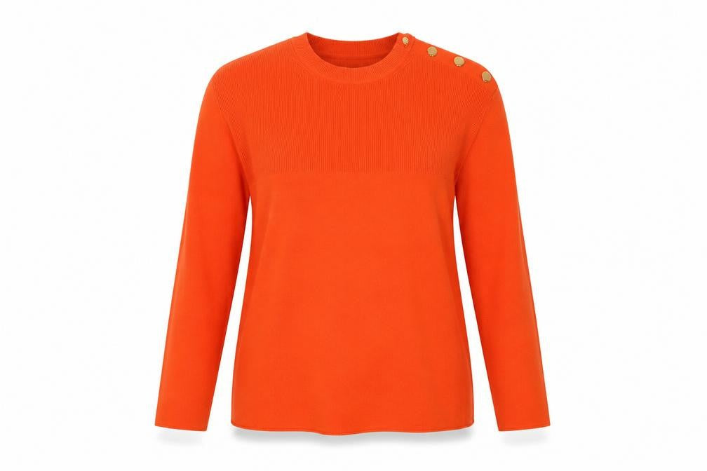 Marks and Spencer Women’s Orange Pullover Jumper M