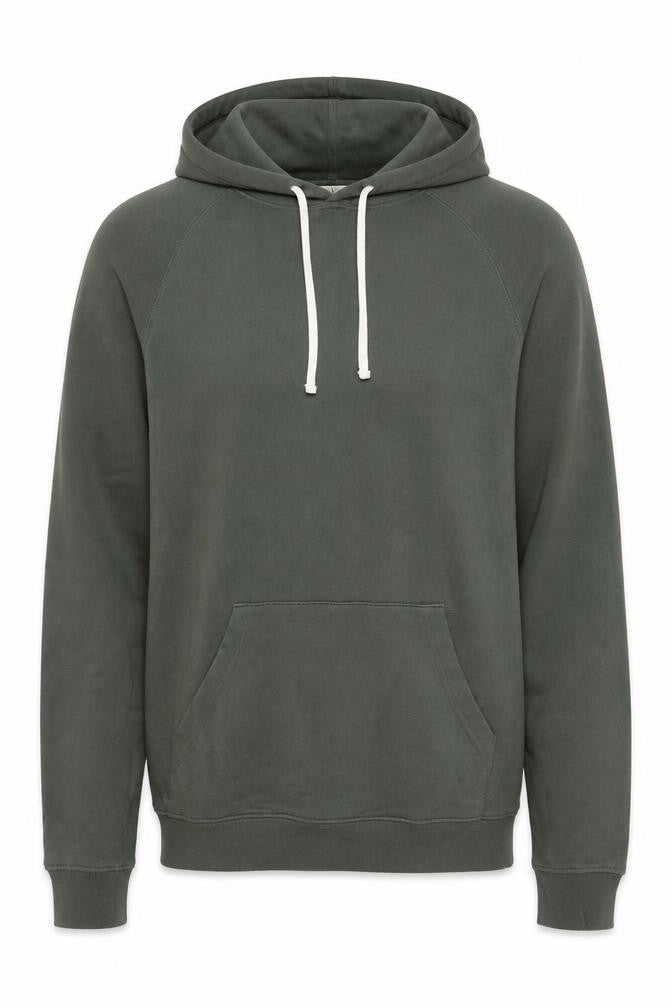H&M Men's Green Pullover Hoodie S Cotton