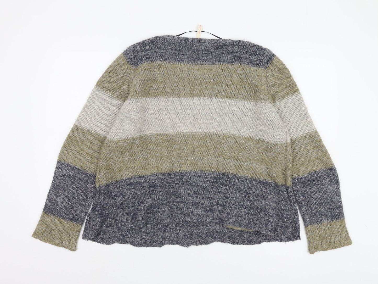White Stuff Women's Multicoloured Pullover Jumper Size 16
