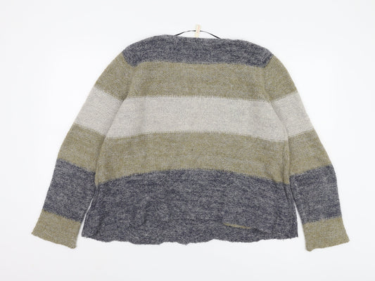 White Stuff Women's Multicoloured Pullover Jumper Size 16