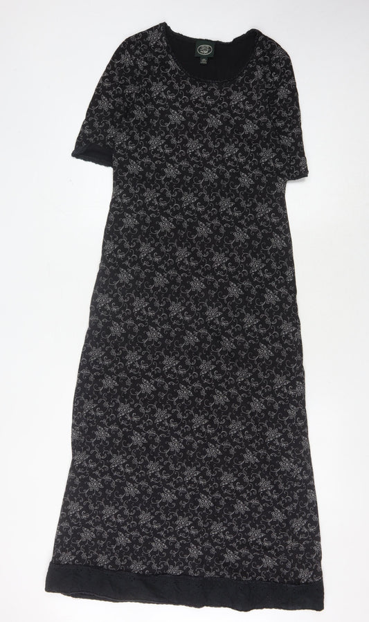 Laura Ashley Women's Black M Cotton Dress