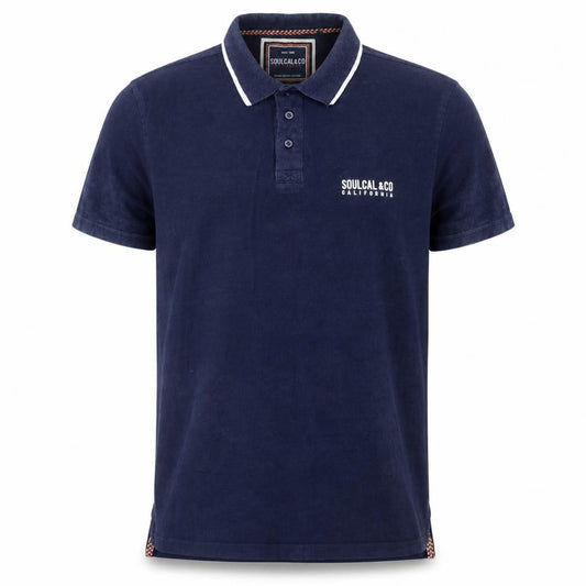 SOULCAL & CO Men's Blue M Polo Shirt Short Sleeve