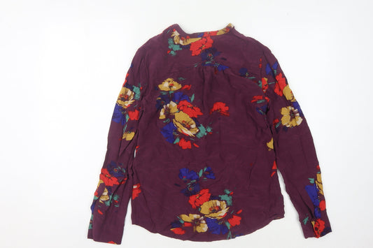 Hobbs Women's Multicoloured Floral Blouse, Size 8