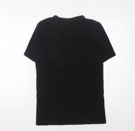 Everlast Men's Black Graphic Print T-Shirt, Size S