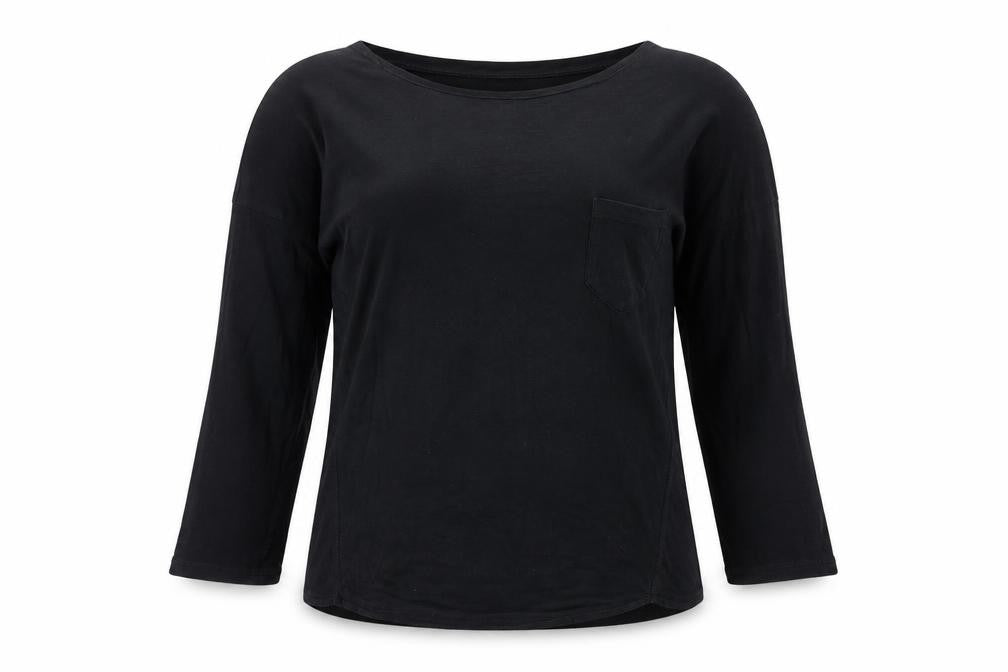 Whistles Black Jersey T-Shirt - Women's Size S
