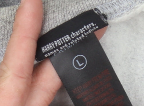 Harry Potter Grey L Pullover Unisex Sweatshirt
