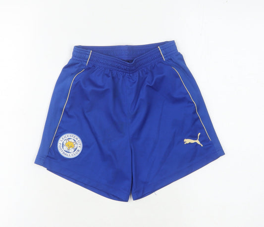 Puma Boys' Blue Athletic Football Shorts - Size M