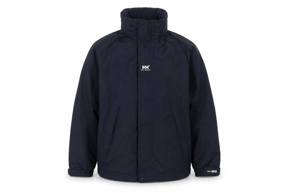 Helly Hansen Boys Blue Basic Jacket, Size 16Y, Water Resistant