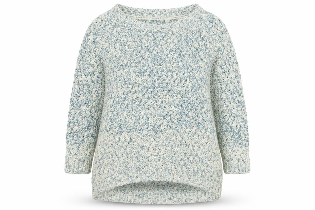 Womens UK M Relaxed FatFace Multicoloured Pullover Chunky-Knit