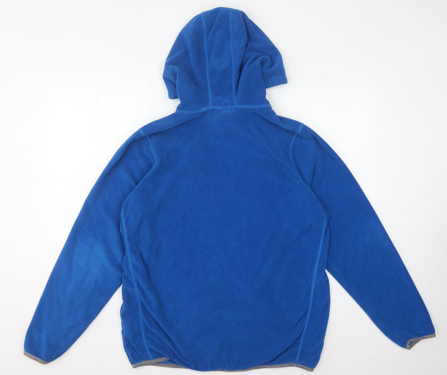 TOG24 Men's Blue Pullover Hoodie, Fleece, Large