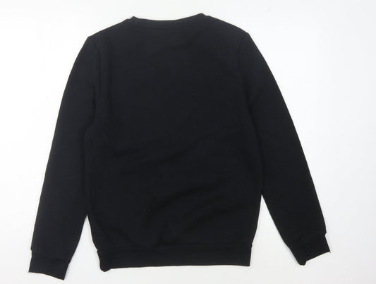 Harry Potter Unisex Black Pullover Sweatshirt 2XS